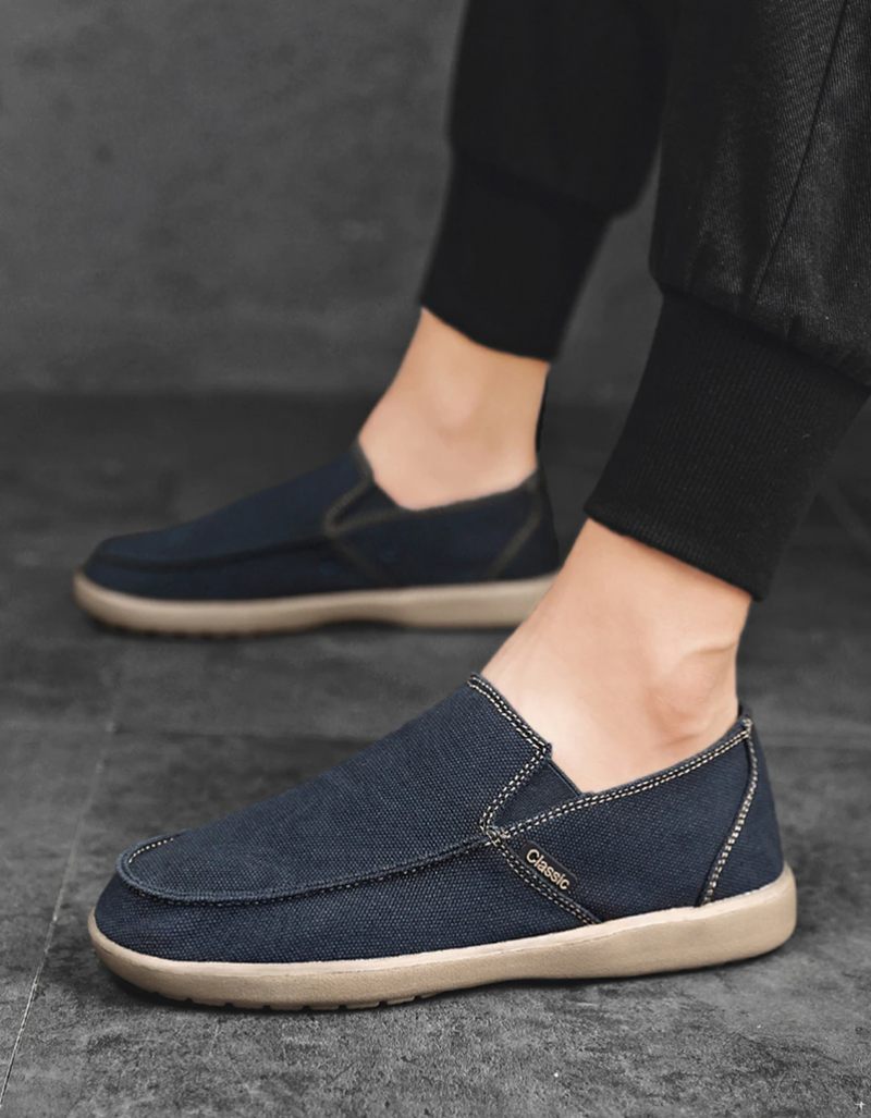 Raymond Loafers För Män Casual Skor - Blå