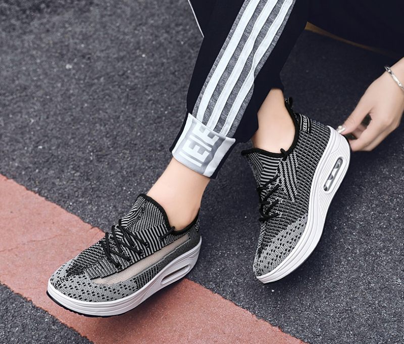Regia Damsneakers Platta Med Plattform - Svart