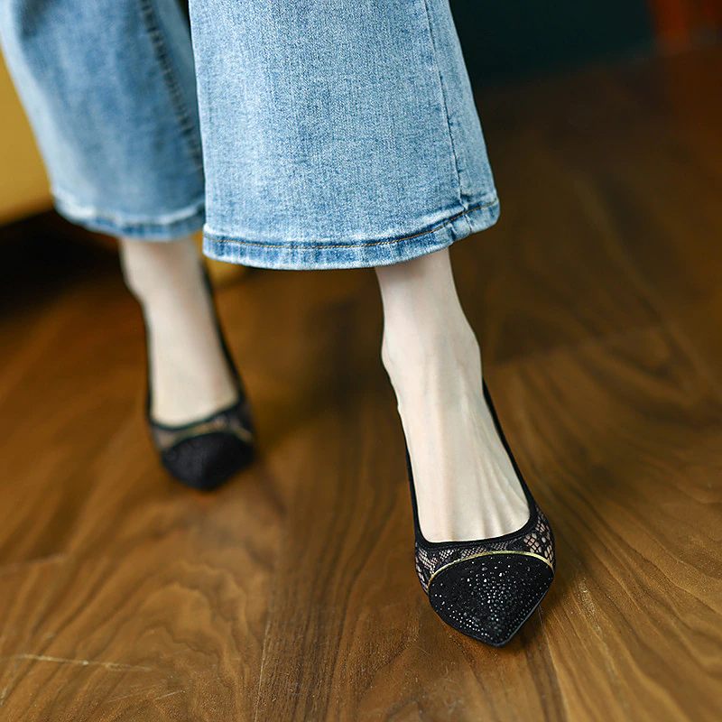 Reina Pumps-skor För Bröllop Med Hög Klack För Kvinnor - Aprikos
