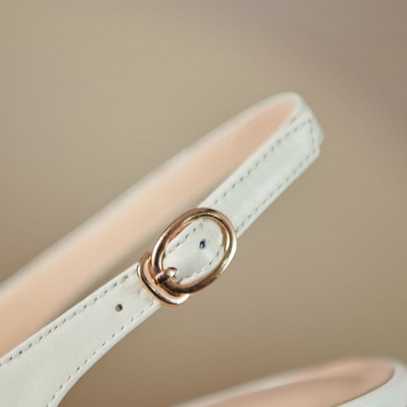Reina Slingback Pumps För Kvinnor - Gul