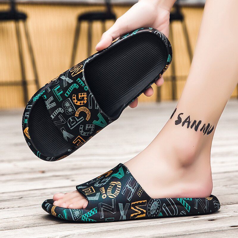 Reiner Casual Flip Flops För Män - Svart