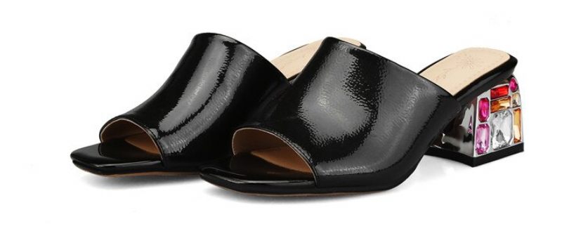 Renata Casual Lädersandal För Kvinnor - Svart