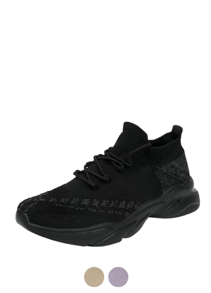 Revel Halkfri Svart Sneaker För Män