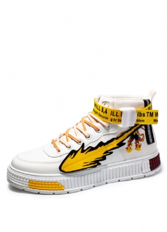 Rhinestone Skateboardskor För Män