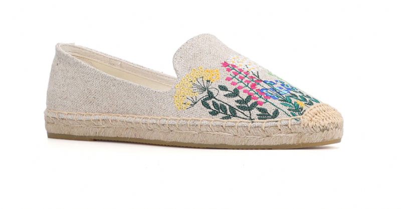 Riani Broderade Espadrilles För Kvinnor - Kaki