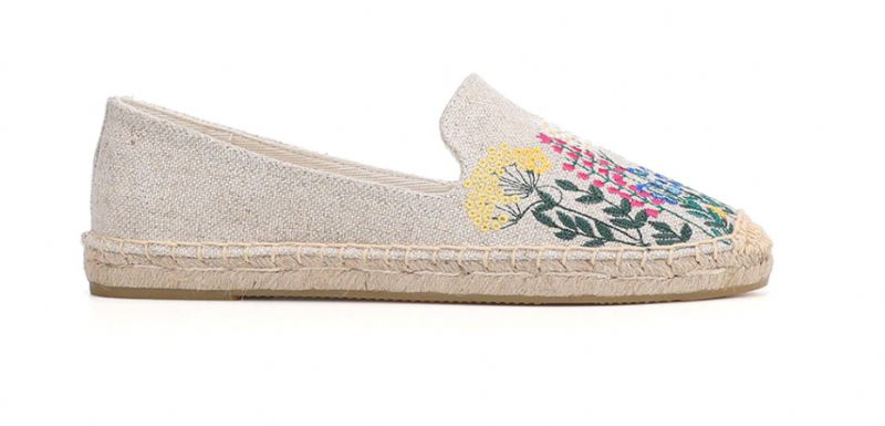 Riani Broderade Espadrilles För Kvinnor - Kaki