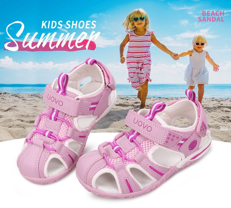 Rinna Strandsandaler För Flickor - Rosa