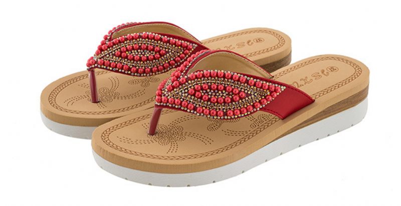 Rita Anti-halksandal För Dammode - Rosa