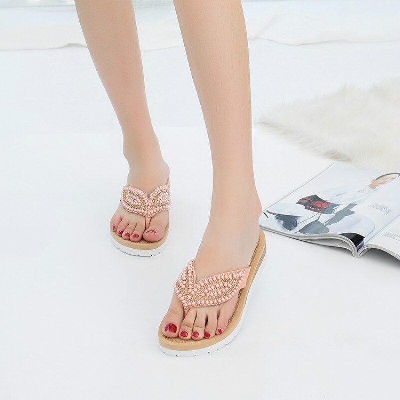 Rita Anti-halksandal För Dammode - Rosa