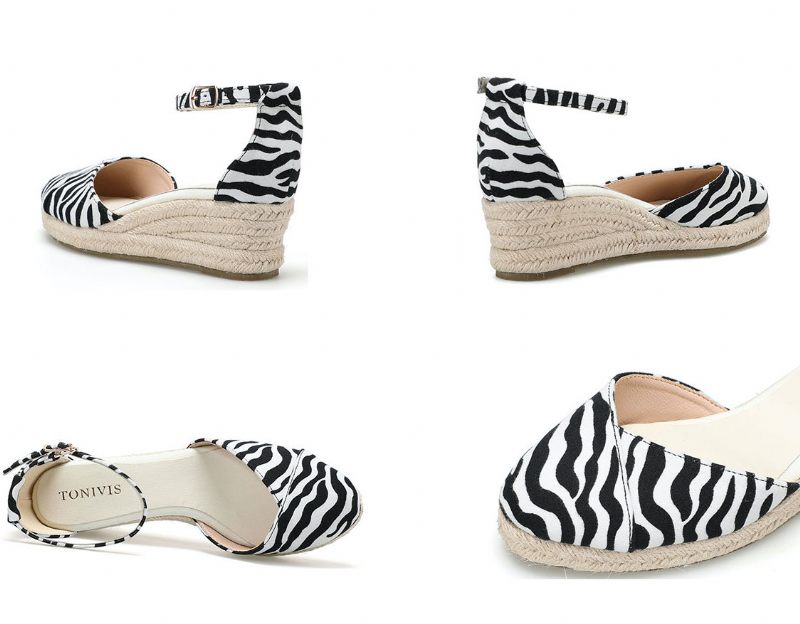 Rita Casual Wedges Espadrilles För Kvinnor - Brun