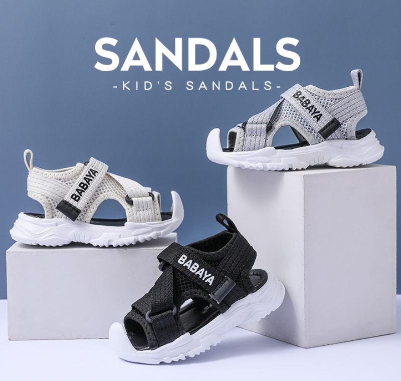 Rivero Unisex Strandsandal För Barn - Svart