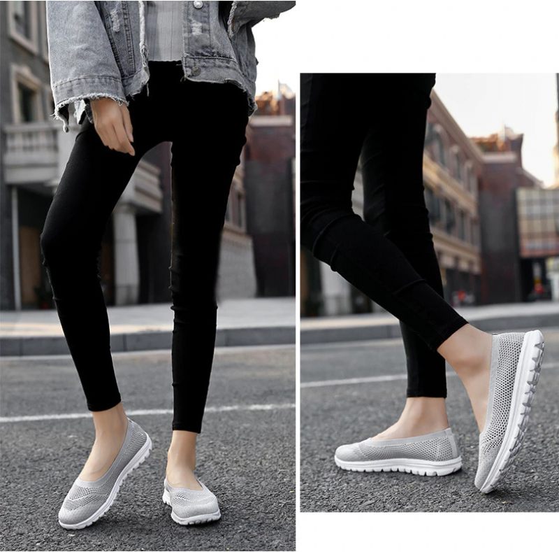 Roberta Dam Slip-on Skor - Grå