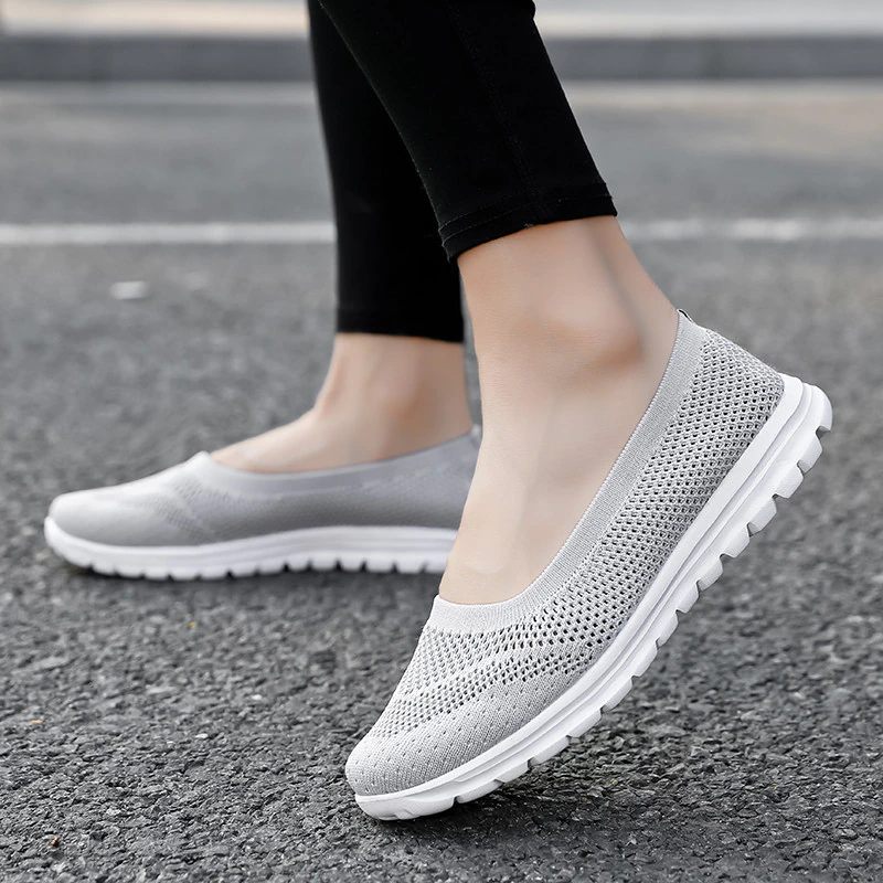 Roberta Dam Slip-on Skor - Grå