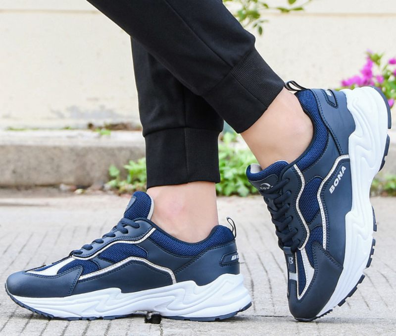 Roberty Modesneaker För Män - Marinblå
