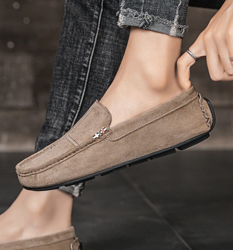 Rodenas Loafers För Män Casual Skor - Brun