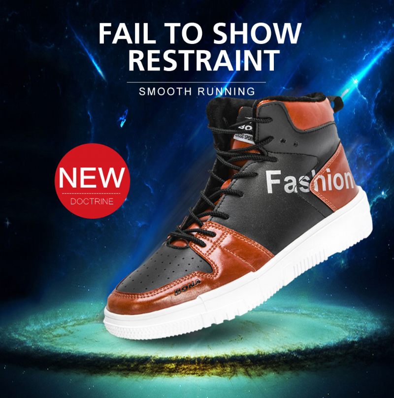 Rodon High Top Sneaker För Män - Brun