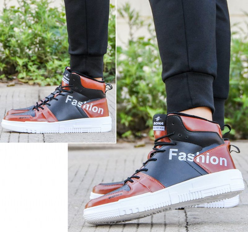 Rodon High Top Sneaker För Män - Brun