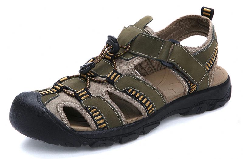 Roger Sommarsandaler För Män - Oliv