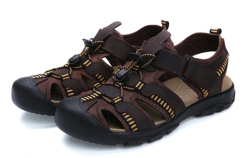 Roger Sommarsandaler För Män - Oliv