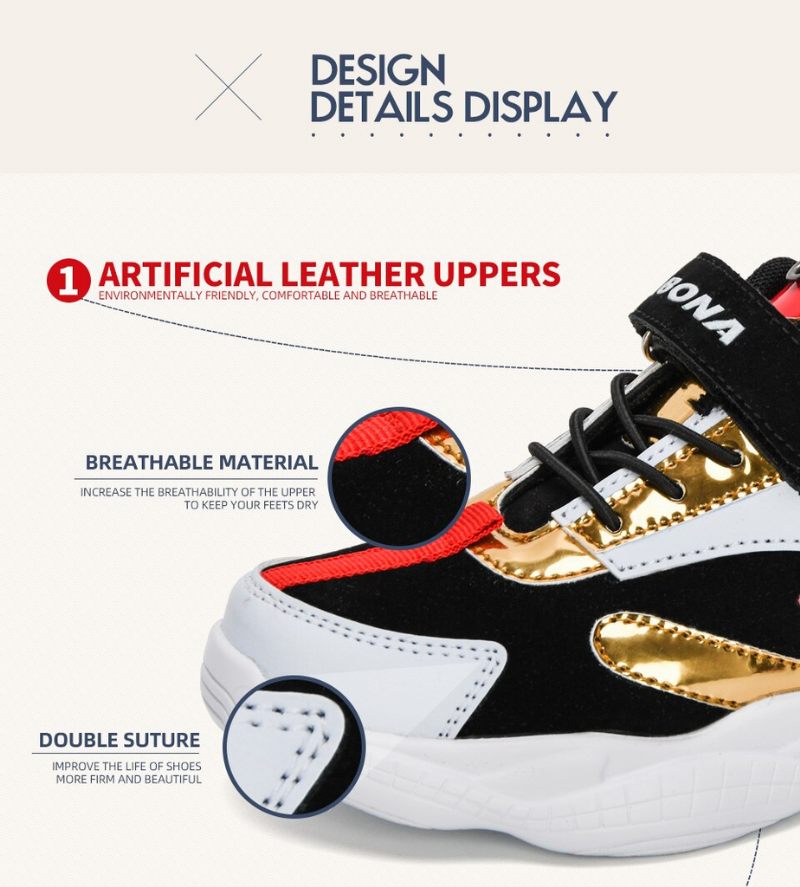 Rohan Unisex Modesneaker För Barn - Svart