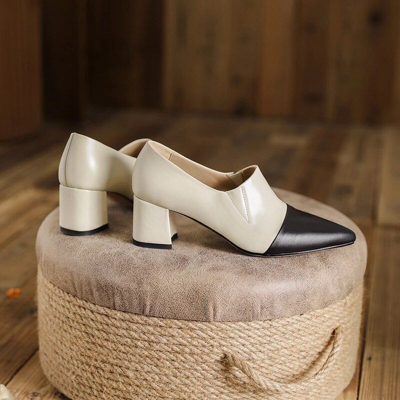 Romelia Dam Pumps Skor - Beige