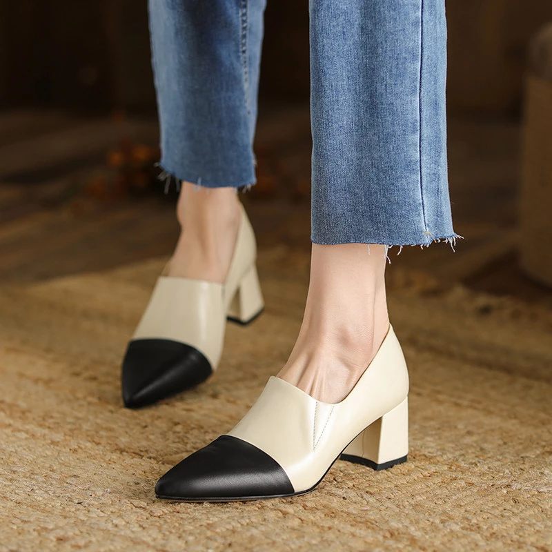 Romelia Dam Pumps Skor - Beige