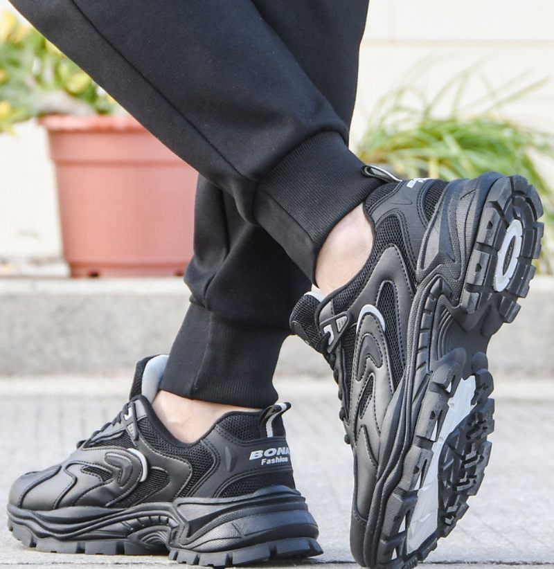Romeu Casual Sneaker För Män - Svart