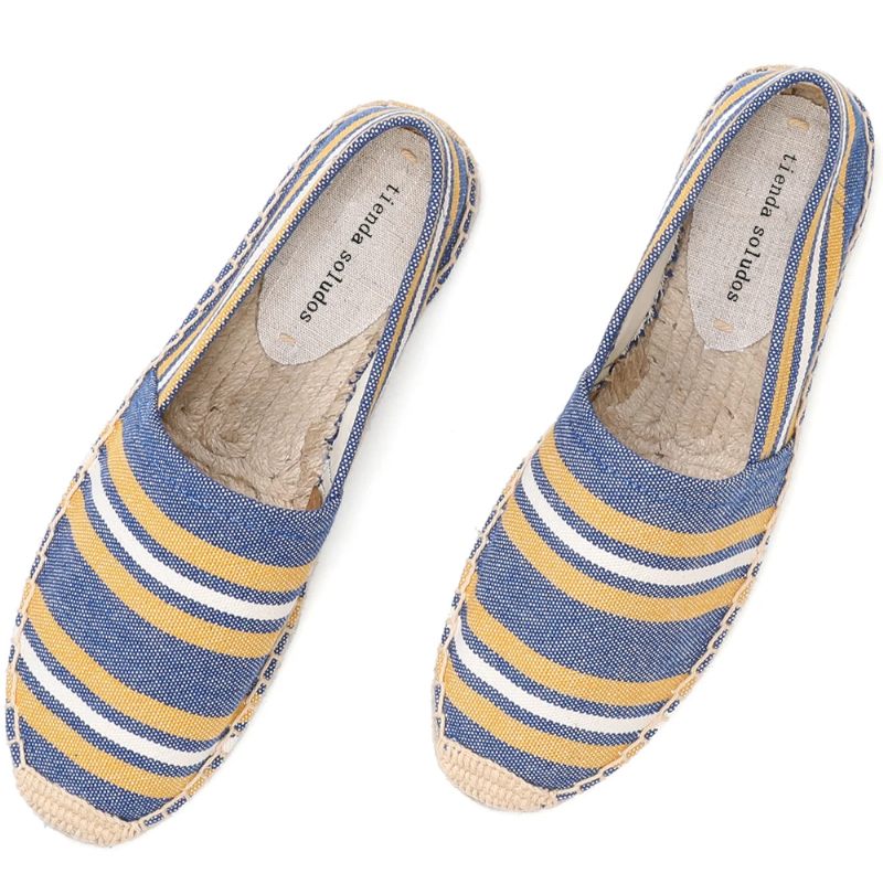 Romina Casual Flat Espadrilles För Kvinnor - Gul