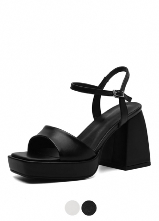 Romina Fyrkantig Sandal Med Hög Klack För Kvinnor