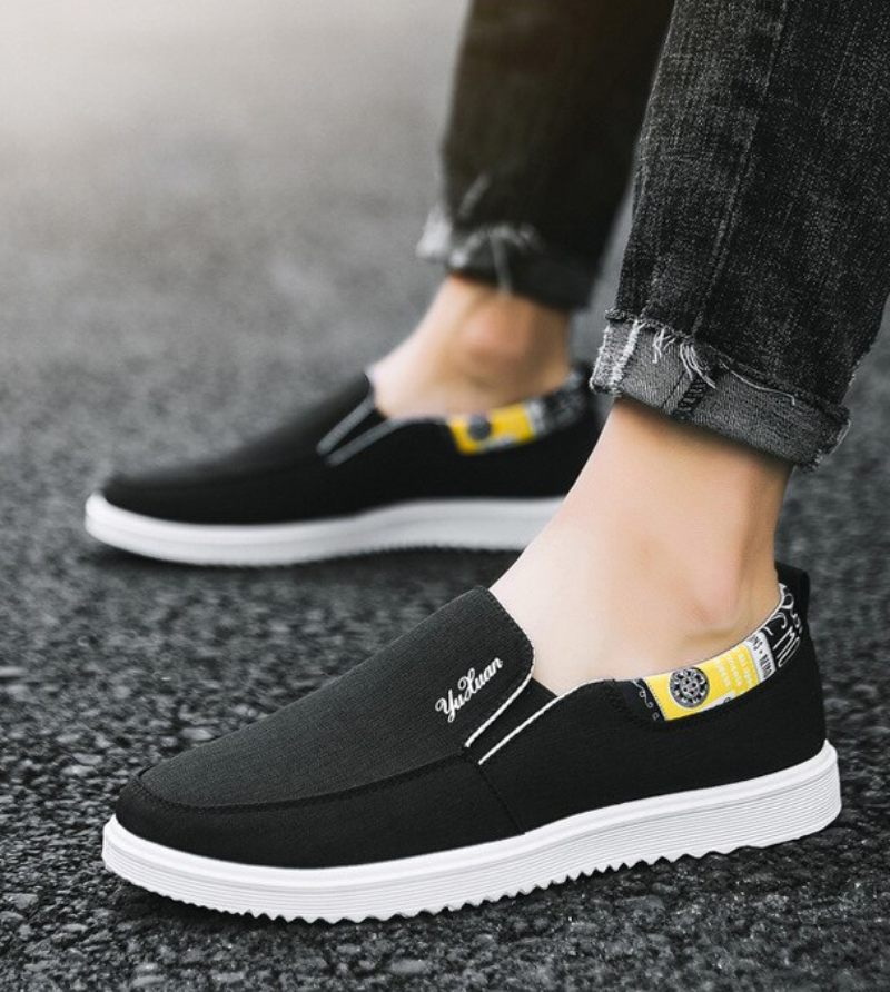 Ronaldo Slip-on Sneakers För Män - Grå