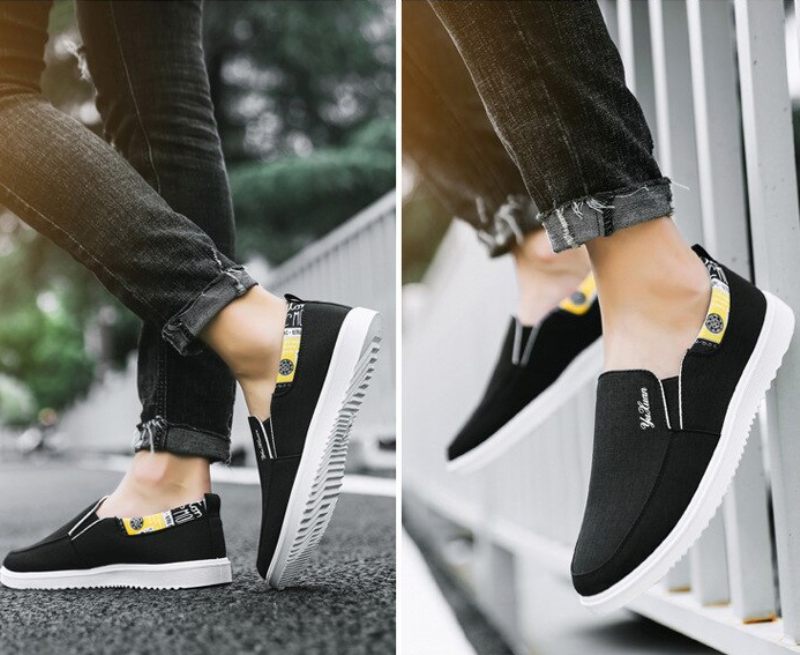 Ronaldo Slip-on Sneakers För Män - Grå
