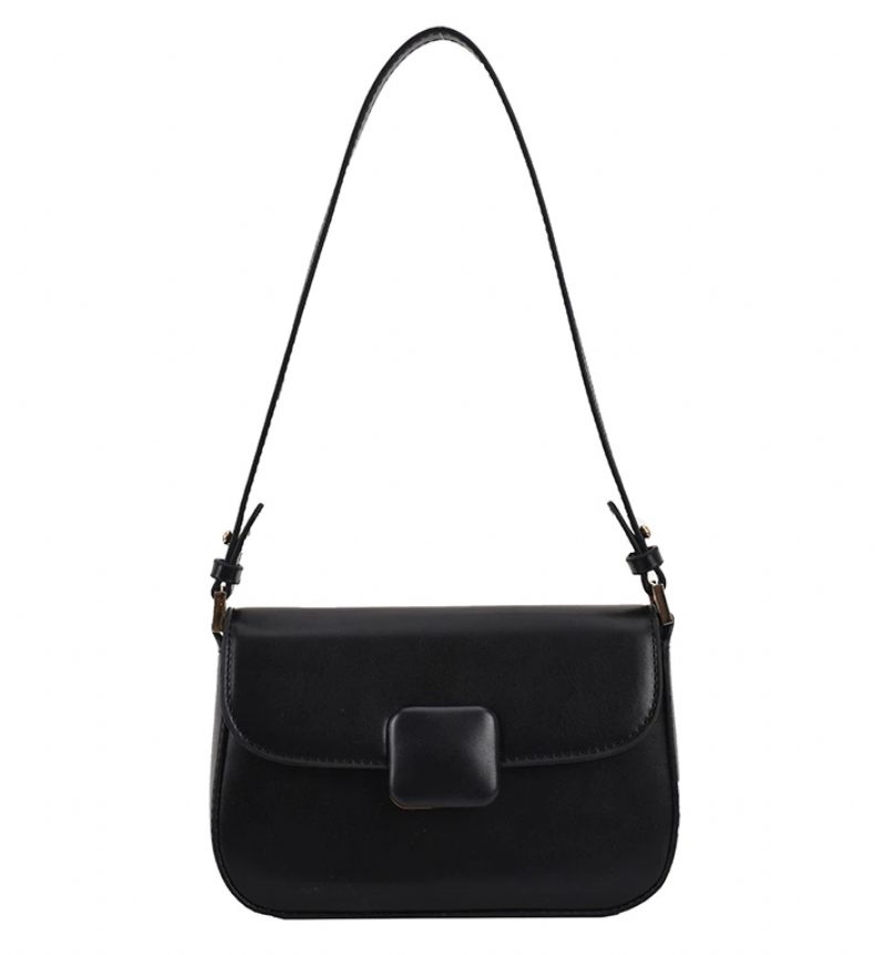 Rosales Crossbody-axelhandväska I Läder För Kvinnor - Svart