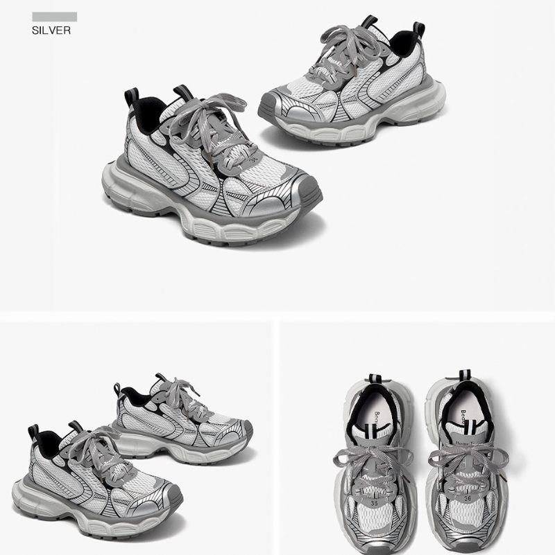 Rosalia Dam Sneakers Som Andas - Guld