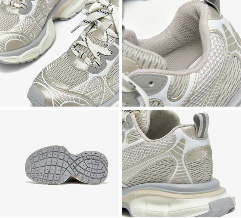 Rosalia Dam Sneakers Som Andas - Guld