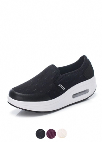 Rosaura Damplattform Slip-on Walking Svarta Skor