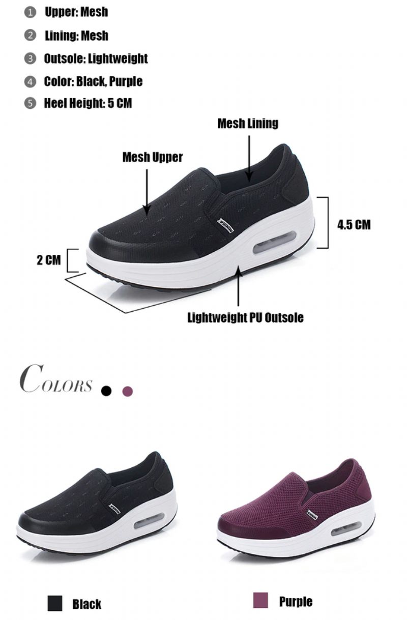 Rosaura Slip-on Walking Skor För Kvinnor - Lila