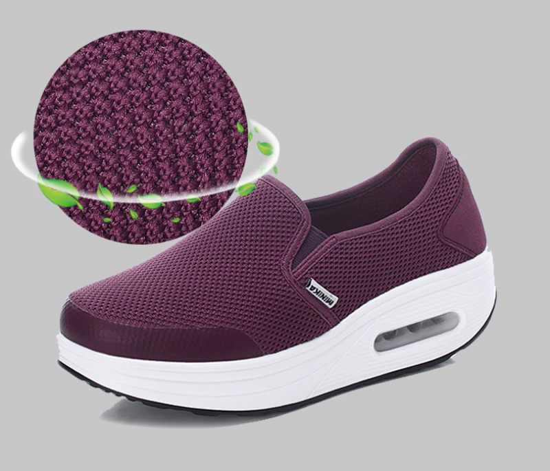 Rosaura Slip-on Walking Skor För Kvinnor - Lila