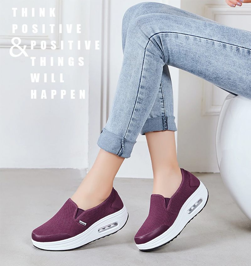Rosaura Slip-on Walking Skor För Kvinnor - Lila