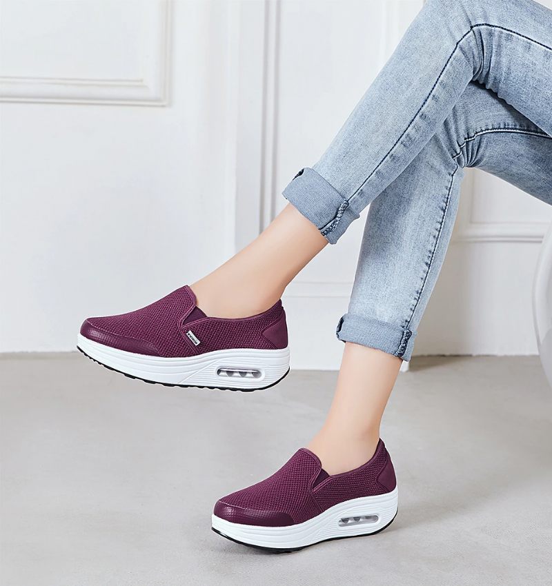 Rosaura Slip-on Walking Skor För Kvinnor - Lila