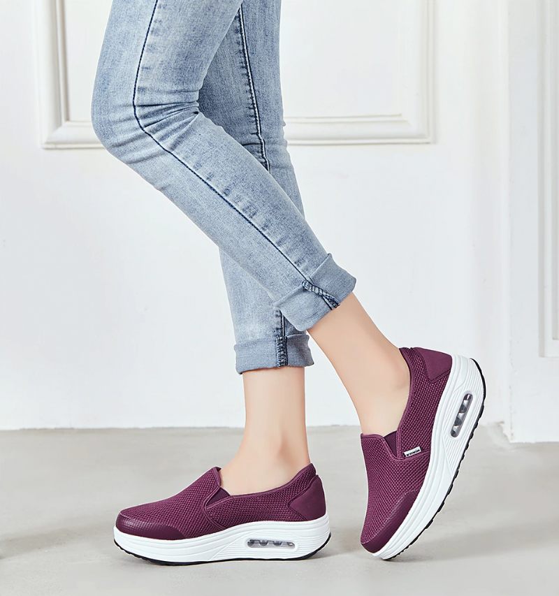 Rosaura Slip-on Walking Skor För Kvinnor - Lila