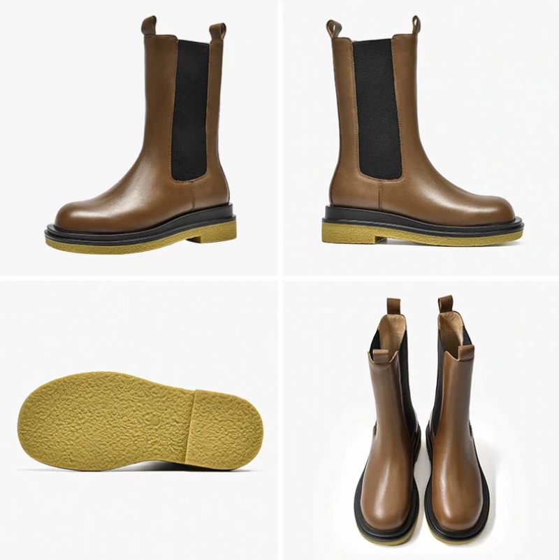 Rosmery Damstövlar Mid Calf - Svart