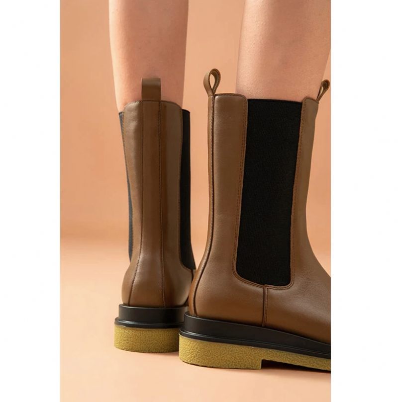 Rosmery Damstövlar Mid Calf - Svart
