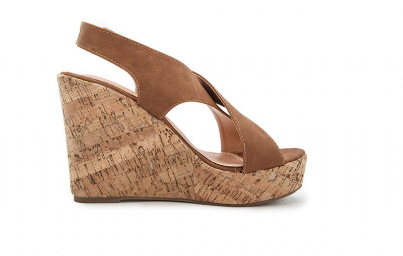 Rousey Wedges - Brun