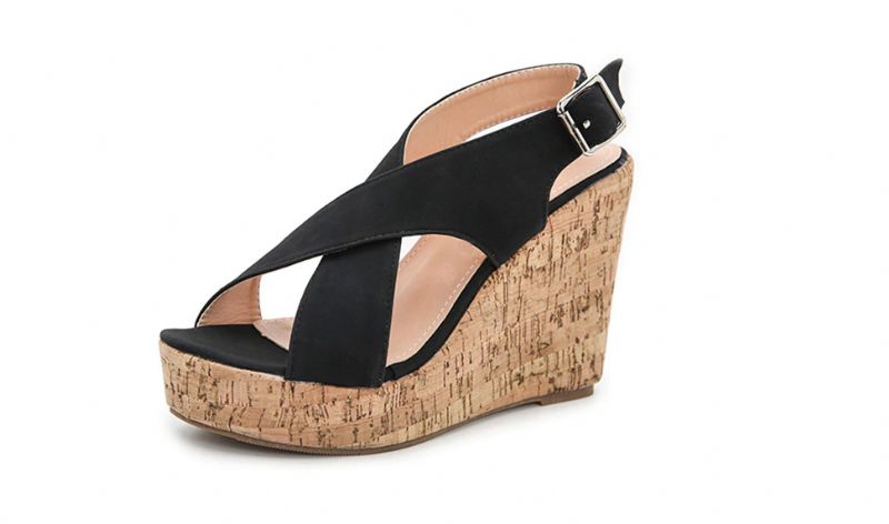 Rousey Wedges - Brun