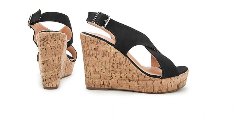 Rousey Wedges - Brun