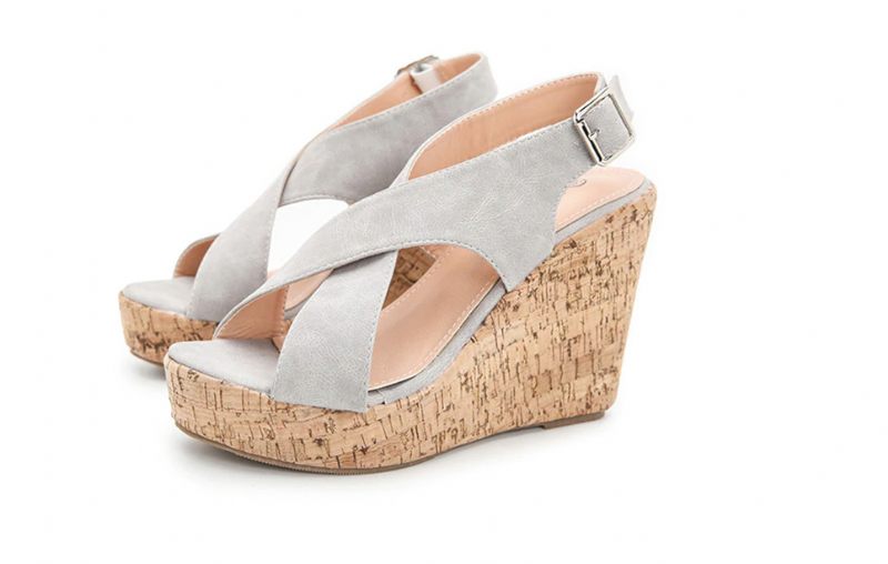 Rousey Wedges - Brun