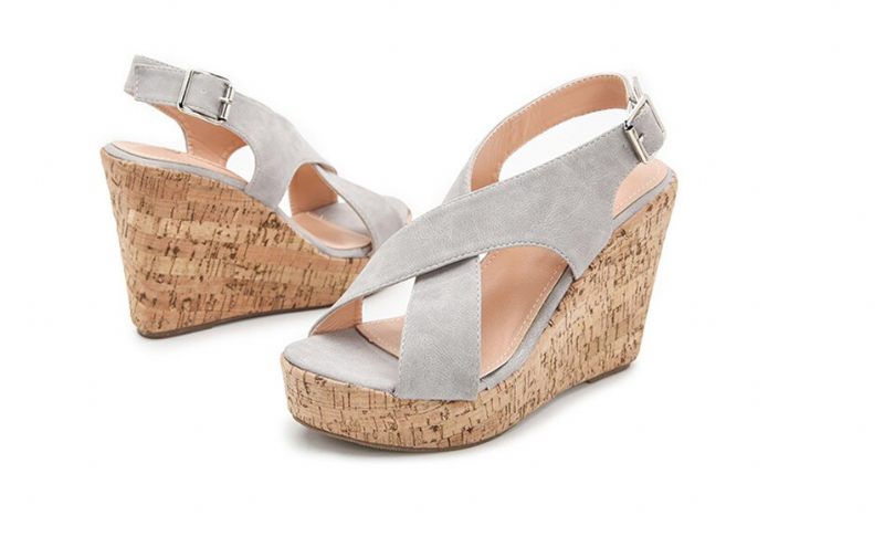 Rousey Wedges - Brun