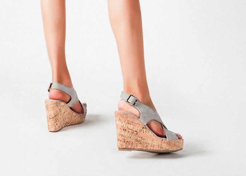 Rousey Wedges - Brun
