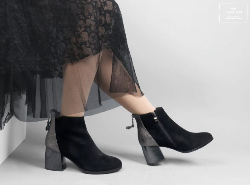 Rowina Booties Ankellängd - Vinröd