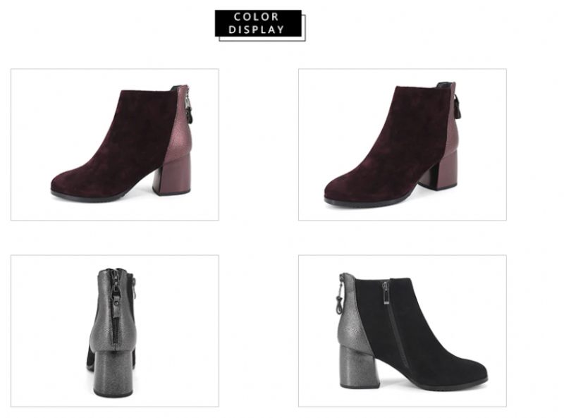Rowina Booties Ankellängd - Vinröd
